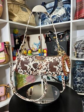 Betsey Johnson Cowprint Shoulder Bag